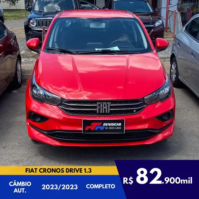 Carro Fiat Cronos 2023 Drive 1.3 (Flex) AT
