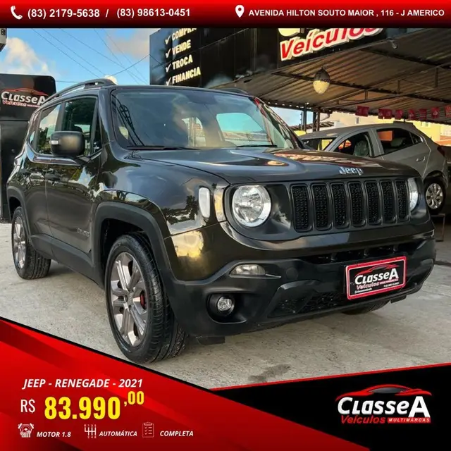 Carro Jeep Renegade 2021 1.8 4x2 (Aut) (Flex)