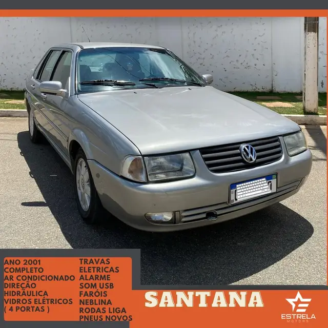 Carro Volkswagen Santana 2001 2.0 MI