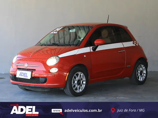 Carro Fiat 500 2014 Cult 1.4 Evo (Flex)