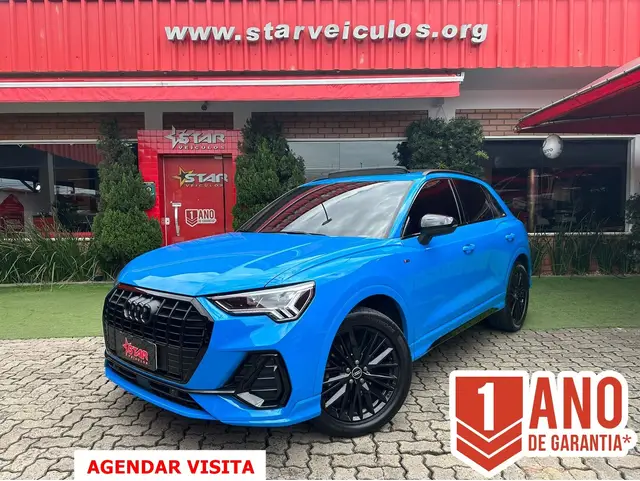 Carro Audi Q3 2021 Black S Line 1.4 TFSI S-Tronic (Aut) (Flex)