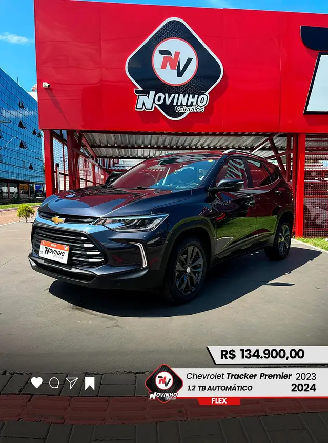 Carro Chevrolet Tracker 2024 Premier 1.2 Turbo (Aut.)
