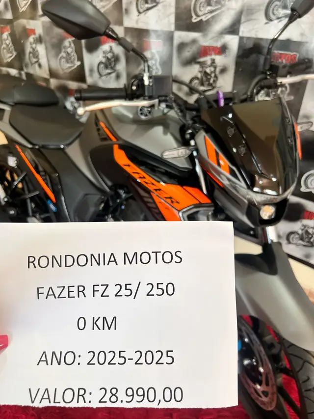 Moto Yamaha Fazer FZ25 2025 Connected