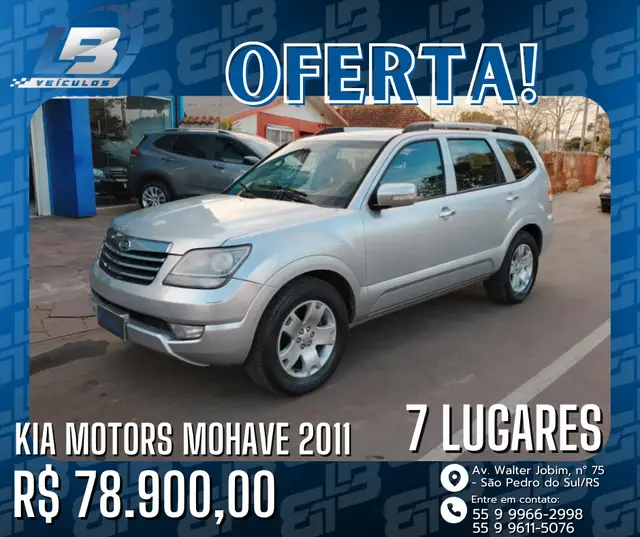 Carro Kia Mohave 2011 3.0 VGT V6 24V