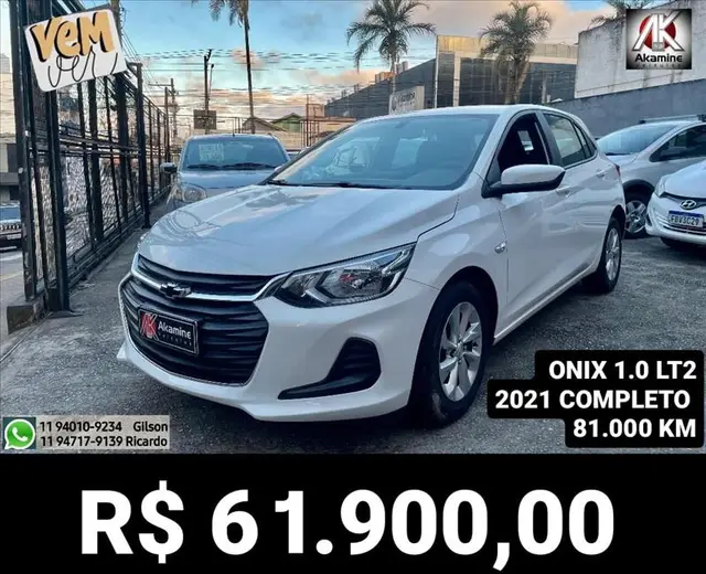 Carro Chevrolet Onix Plus 2021 1.0 LT (Flex)