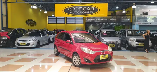 Carro Ford Fiesta Hatch 2014 SE 1.0 RoCam (Flex)