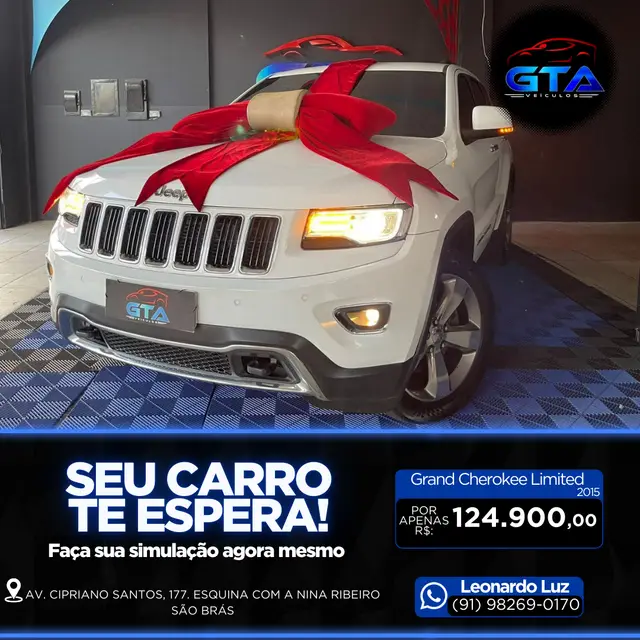 Carro Jeep Grand Cherokee 2015 3.0 V6 CRD Limited 4WD