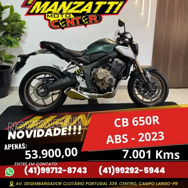 Moto Honda CB 650R 2023 (ABS)