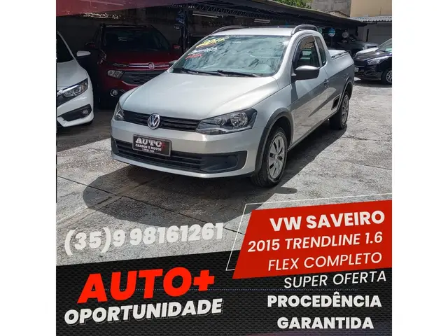 Carro Volkswagen Saveiro 2015 Trendline 1.6 MSI CE (Flex)