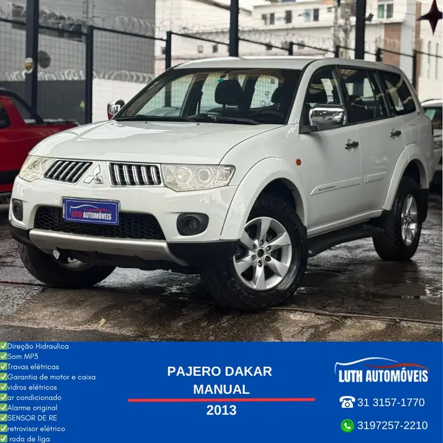 Carro Mitsubishi Pajero Dakar 2013 3.2 4WD (Aut)