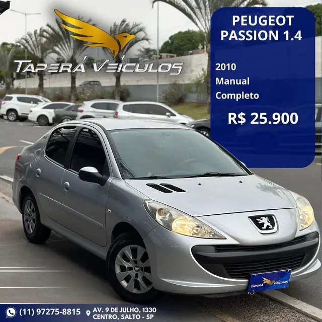 Carro Peugeot 207 Sedan 2010 207 Passion XR 1.4 8V (flex)