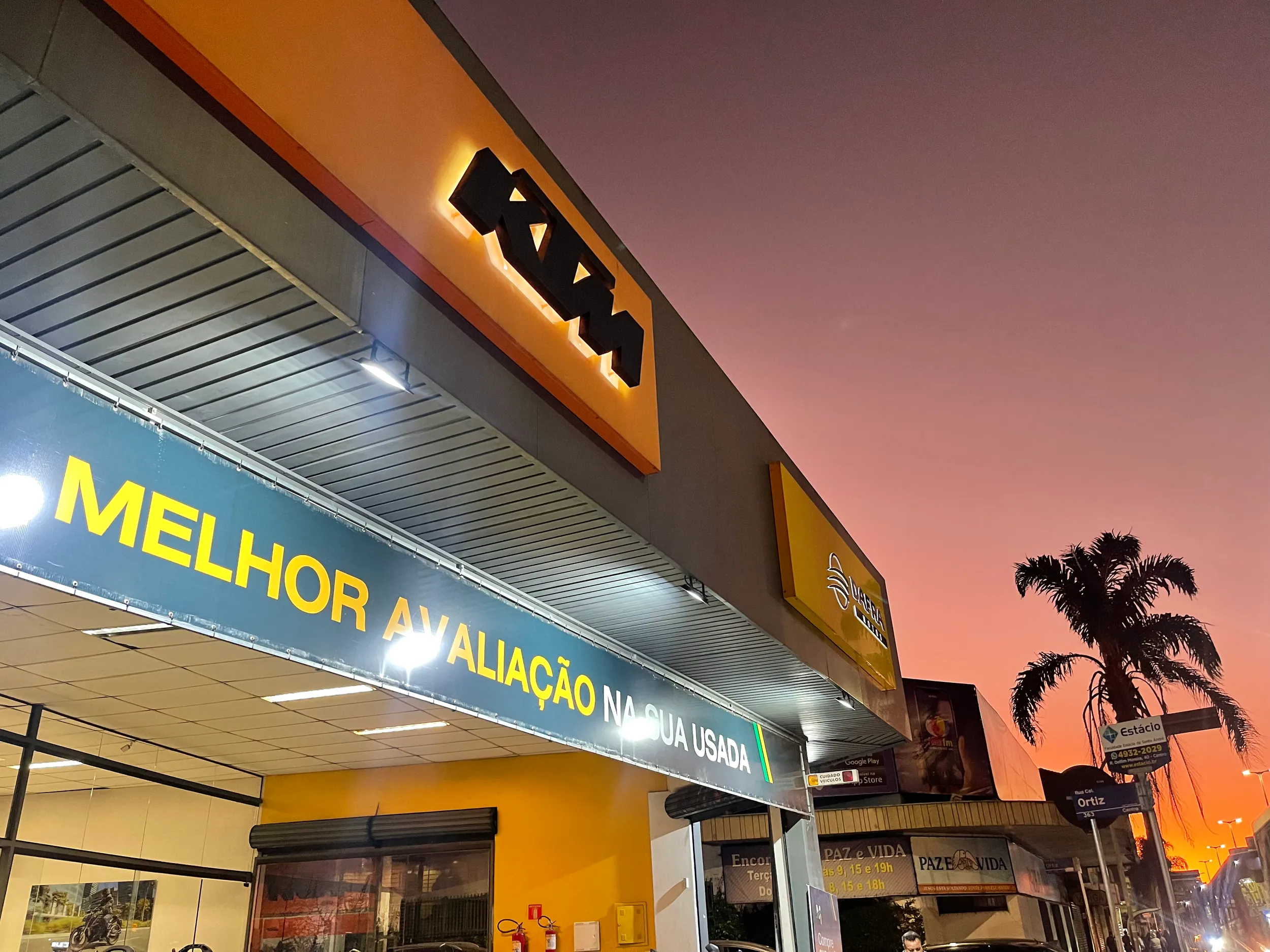 Fachada da loja MAIS BRASIL MOTOS - Santo André - SP