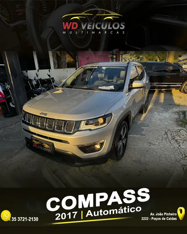 Carro Jeep Compass 2017 2.0 Longitude 4x2 (Aut) (Flex)