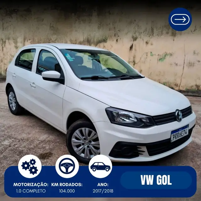 Carro Volkswagen Gol 2018 1.0 MPI Trendline 12V 5p (Flex)
