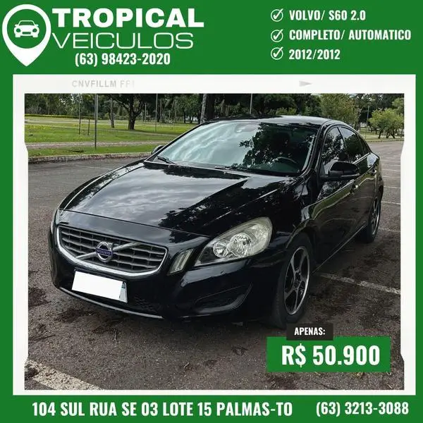 Carro Volvo S60 2012 2.0 T5 Powershift Comfort