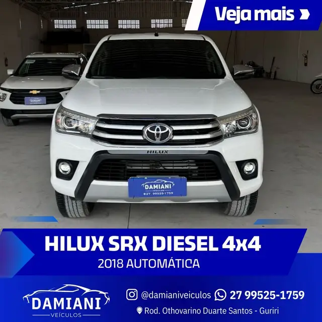 Carro Toyota Hilux Cabine Dupla 2018 Hilux 2.8 TDI SRX CD 4x4 (Aut)