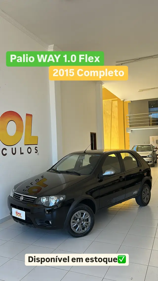 Carro Fiat Palio 2015 Fire Way 1.0 8V (Flex)
