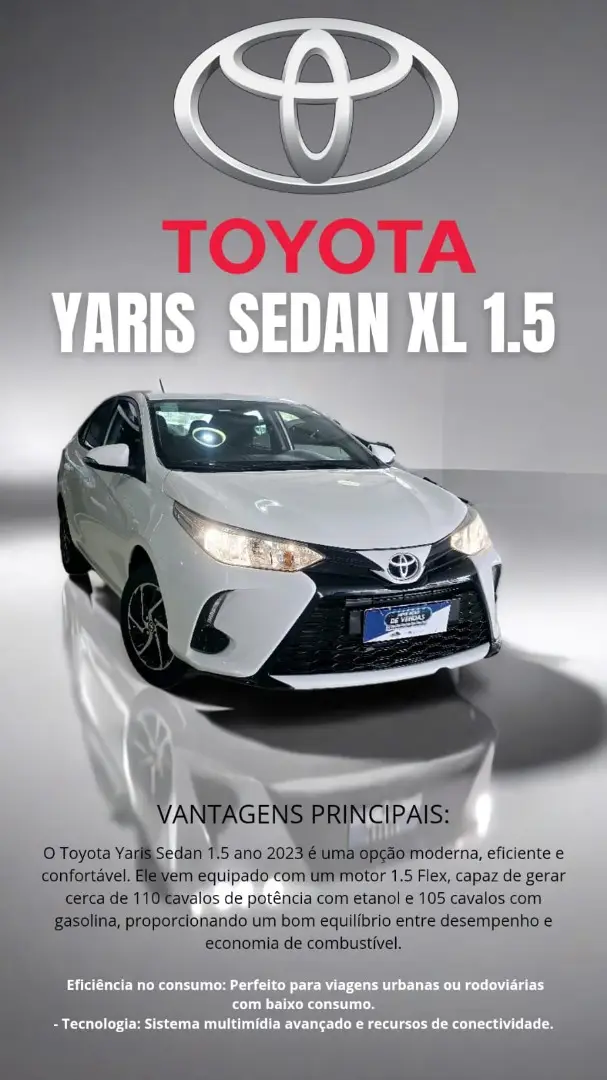 Toyota Yaris XL 1.5 (Flex) (Aut)