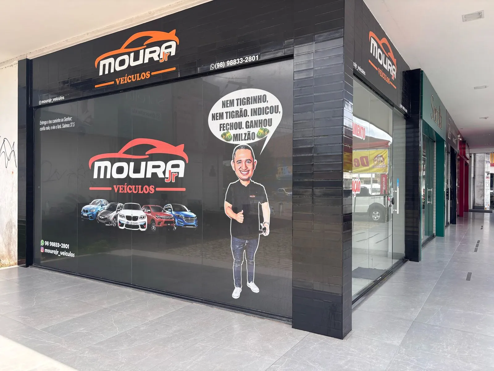 Fachada da loja Veículos à venda em MOURA JR VEICULOS - São Luís - MA | Mobiauto