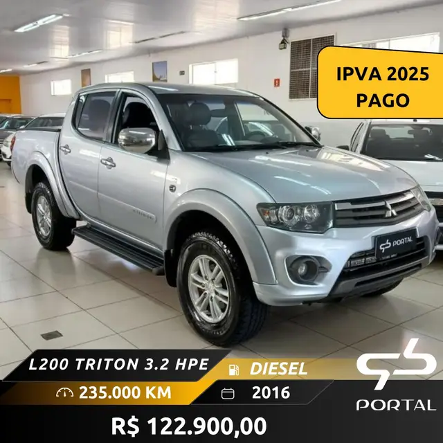 Carro Mitsubishi L200 Triton Sport 2016 3.2 DID-H HPE Auto 4WD