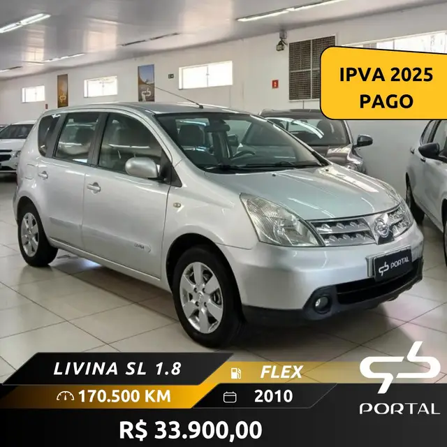 Carro Nissan Livina 2010 SL 1.8 16V aut. (flex)