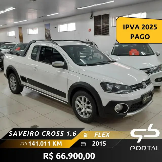 Carro Volkswagen Saveiro 2015 Cross 1.6 16v MSI CE (Flex)