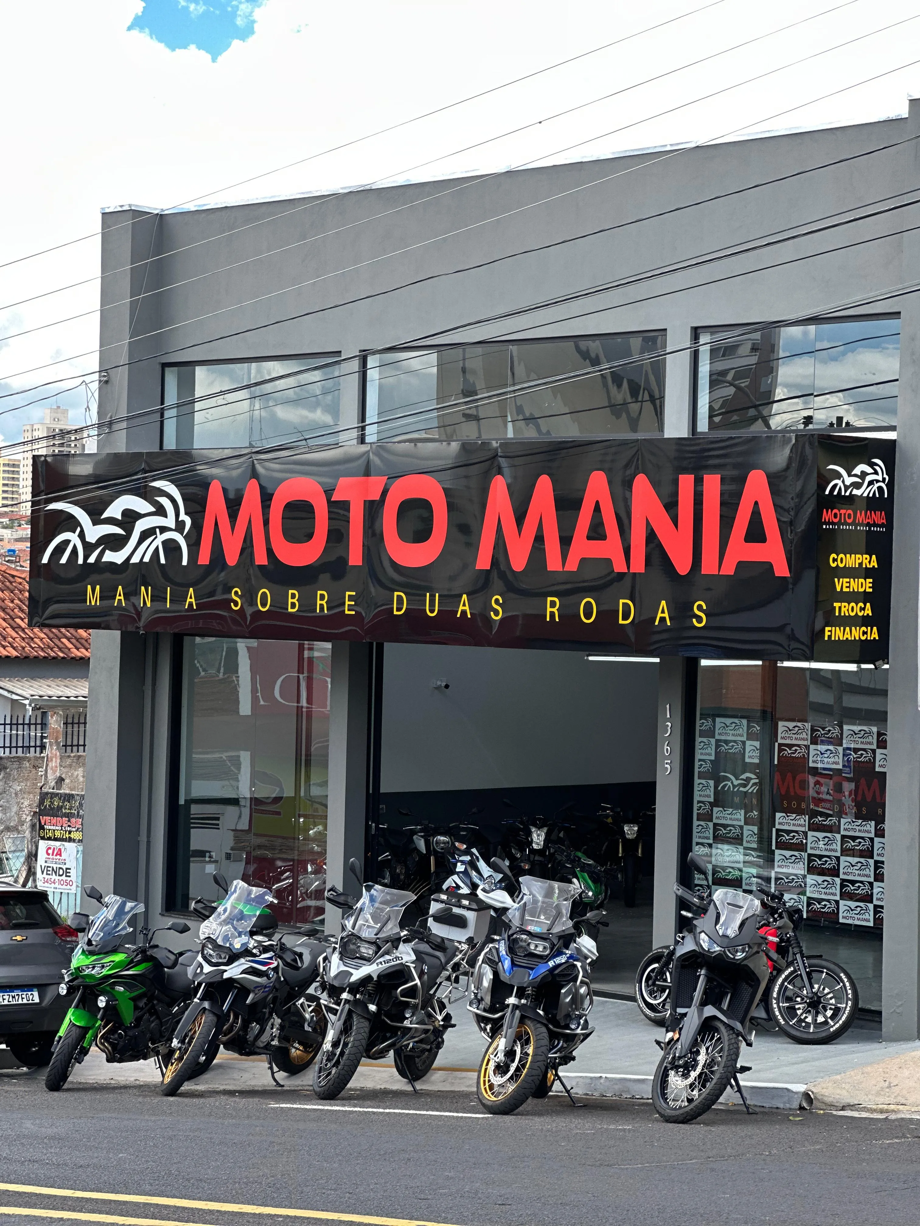 Fachada da loja MOTO MANIA  - Marília - SP