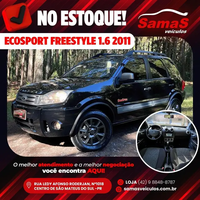 Carro Ford EcoSport 2011 Ecosport Freestyle 1.6 (Flex)