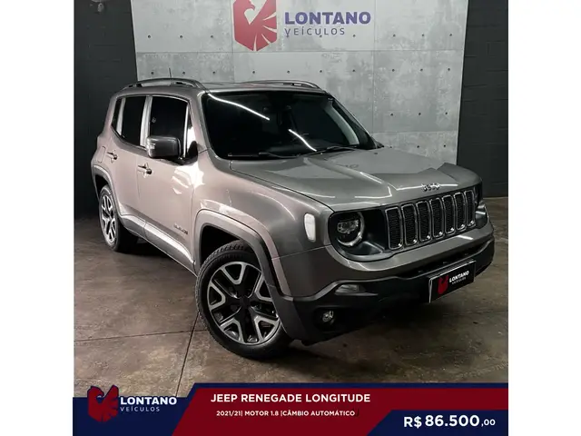 Carro Jeep Renegade 2021 Longitude 1.8 4x2 (Aut) (Flex)