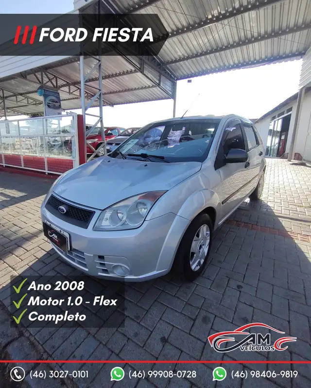 Carro Ford Fiesta Hatch 2008 Class 1.0 (Flex)