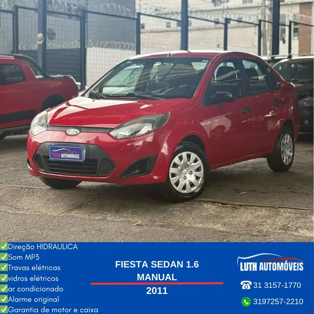 Carro Ford New Fiesta Sedan 2011 SE 1.6 (Flex)