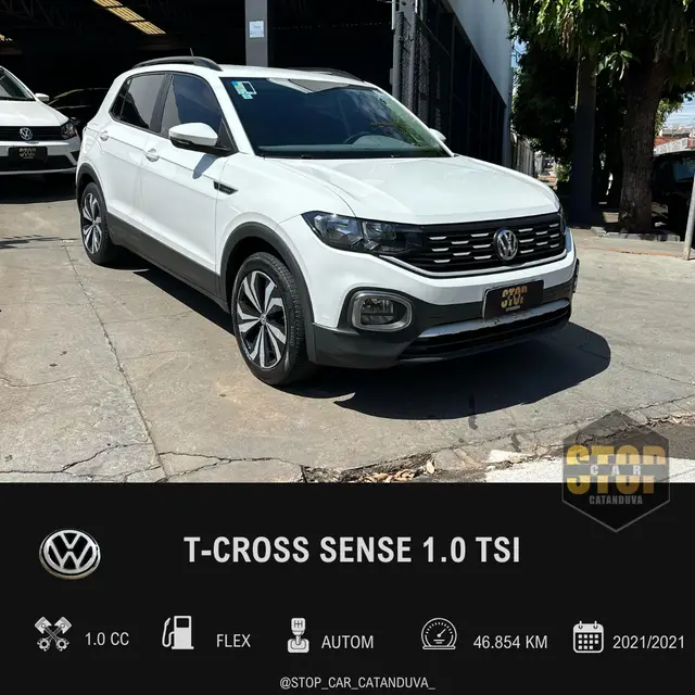 Carro Volkswagen T-Cross 2021 1.0 200 TSI Sense (Aut) (Flex)