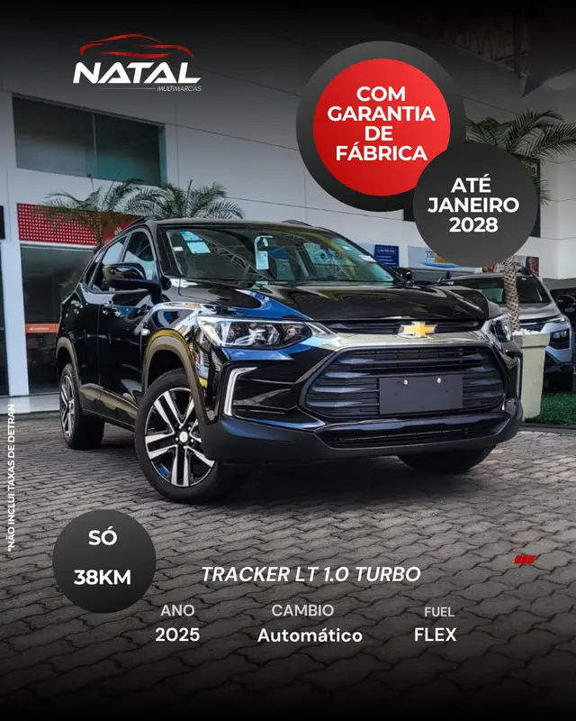 Carro Chevrolet Tracker 2025 1.0 Turbo (Aut.)