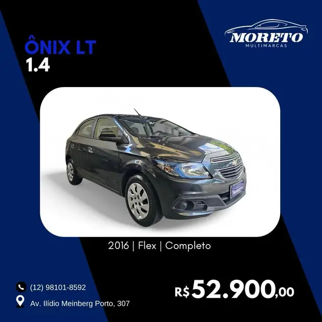 Carro Chevrolet Onix 2016 1.4 LT SPE/4