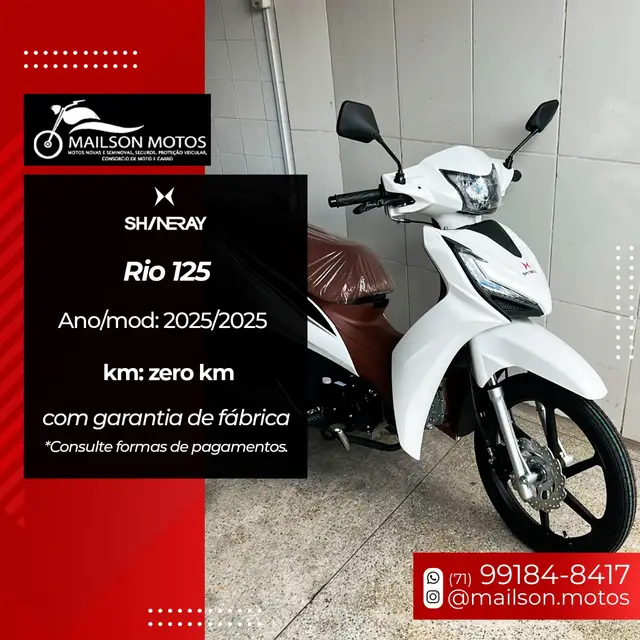 Carro Shineray JET 125 2025 2X