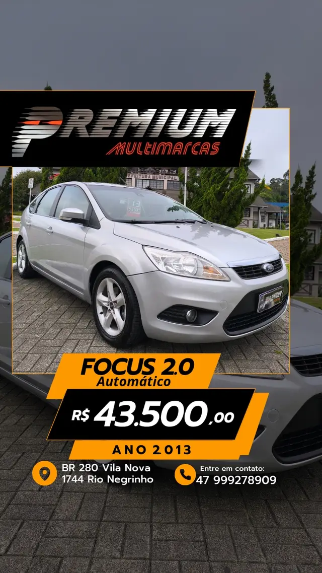 Carro Ford Focus Hatch 2013 GLX 2.0 16V (Flex) (Aut)