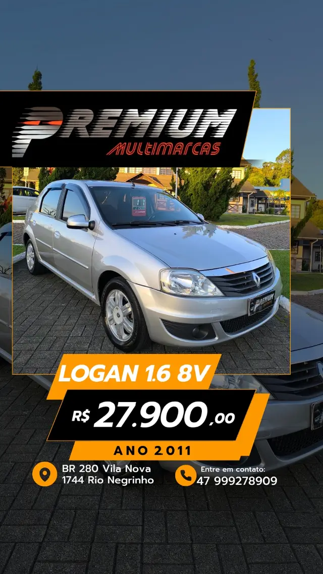Carro Renault Logan 2011 Expression 1.6 8V Hi-Torque (flex)
