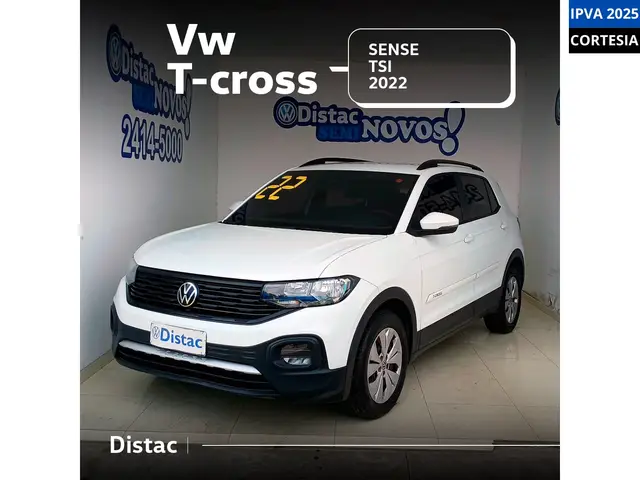 Carro Volkswagen T-Cross 2022 1.0 200 TSI Sense (Aut) (Flex)