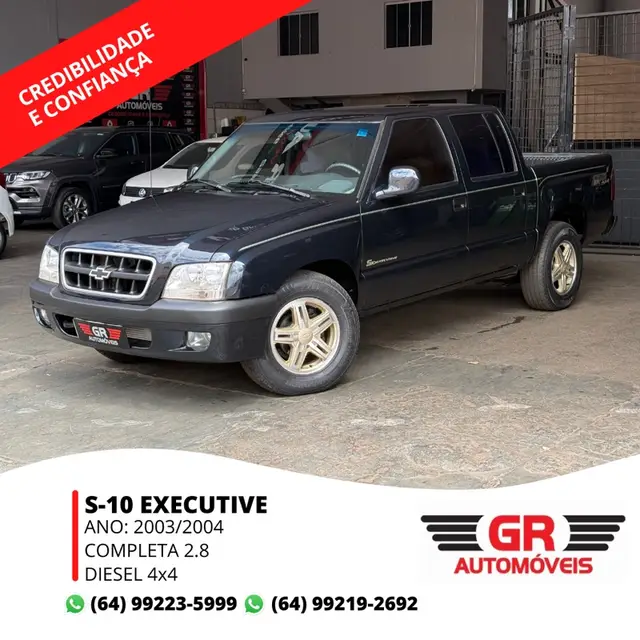 Carro Chevrolet S10 Cabine Dupla 2004 S10 Executive 4x4 2.8 (Cab Dupla)
