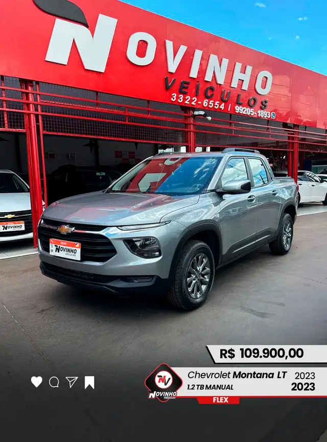 Carro Chevrolet Montana 2023 LT 1.2 Turbo