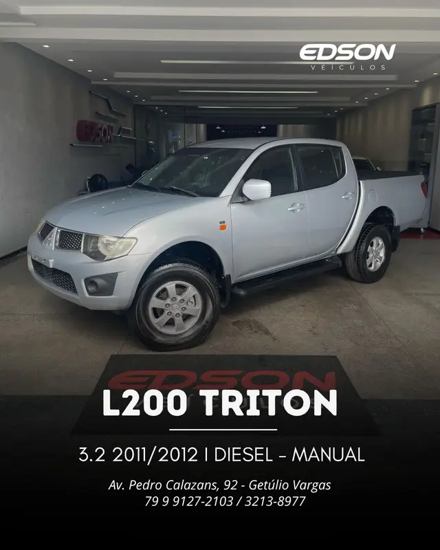 Carro Mitsubishi L200 Triton Sport 2012 HPE 4x4 3.2 DI-D (Mec)