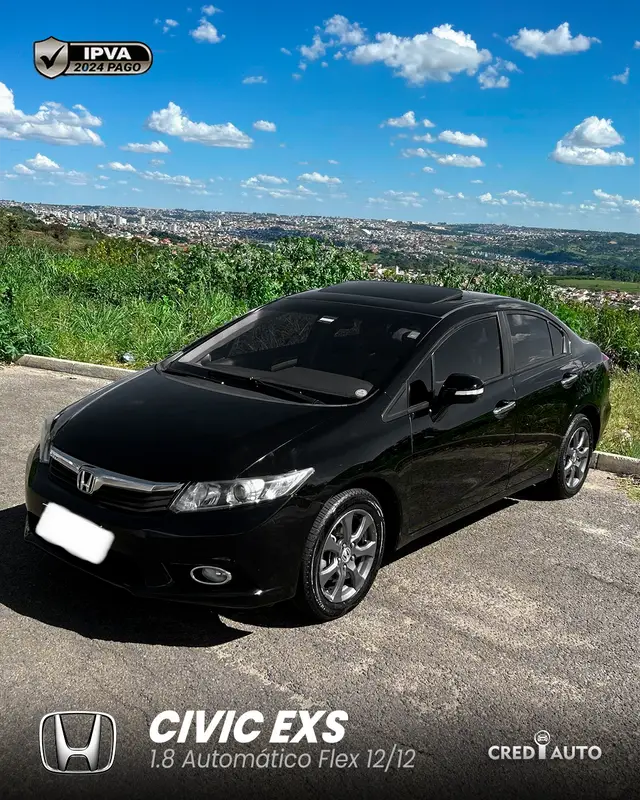 Carro Honda Civic 2012 New  EXS 1.8 16V i-VTEC (Aut) (Flex)
