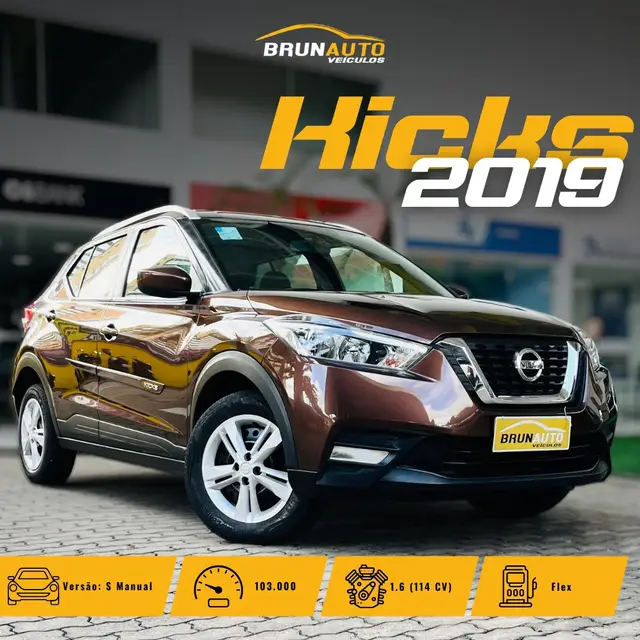 Carro Nissan Kicks 2019 1.6 S (Flex)