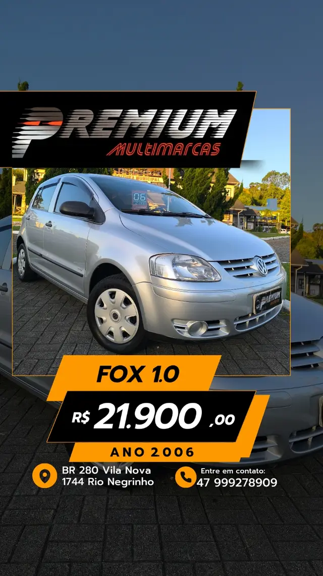 Carro Volkswagen Fox 2006 Plus 1.0 8V (Flex) 2p