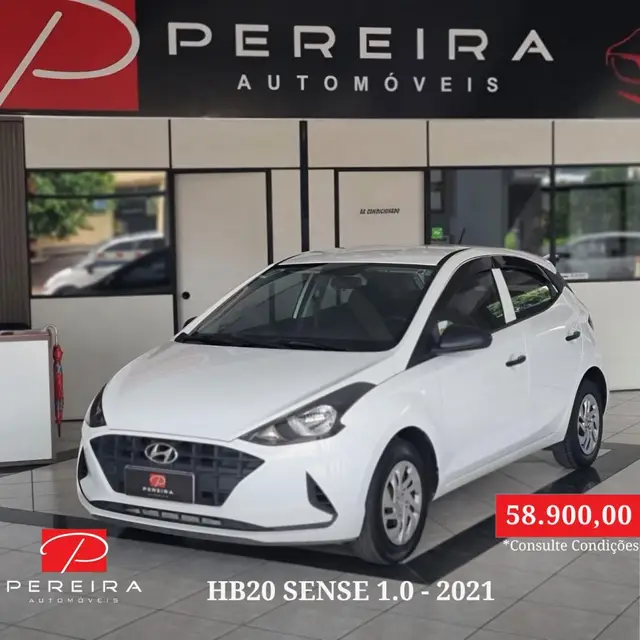 Carro Hyundai HB20 2021 1.0 Sense Pack (Flex)