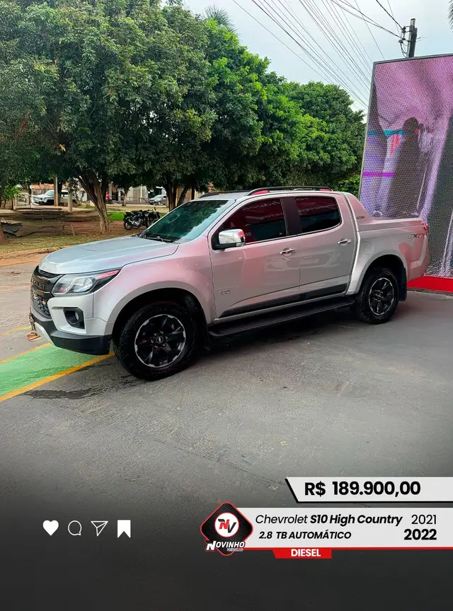 Carro Chevrolet S10 Cabine Dupla 2022 S10 2.8 CTDI High Country 4WD (Cabine Dupla) (Aut)