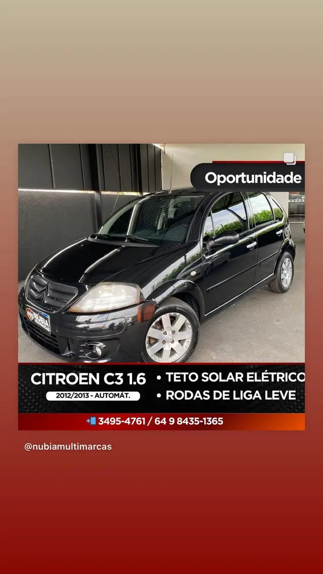 Carro Citroën C3 2012 Exclusive Solaris 1.6 16V (flex) (aut)