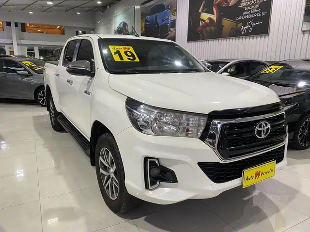 Carro Toyota Hilux Cabine Dupla 2019 Hilux 2.8 16v TDI SRV CD 4x4 (Aut)