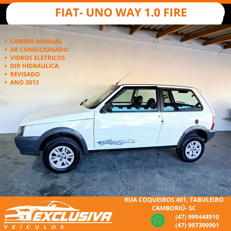 Fiat Uno Mille Fire Economy 1.0 (Flex) 2p