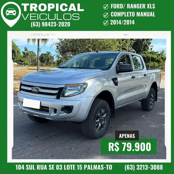Carro Ford Ranger Cabine Dupla 2014 Ranger 2.2 TD XLS CD 4x4